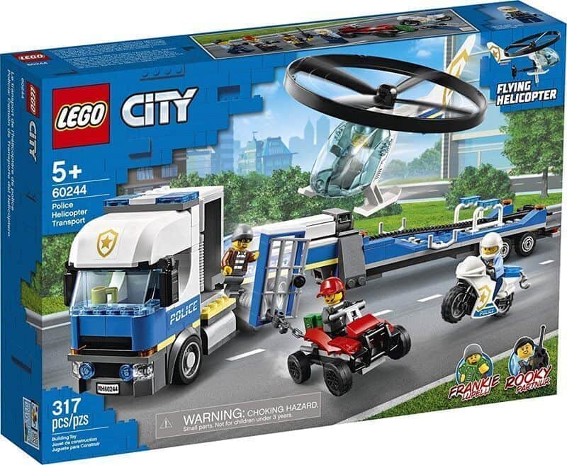לגו סיטי מוביל המסוק המשטרתי 60244 - Lego