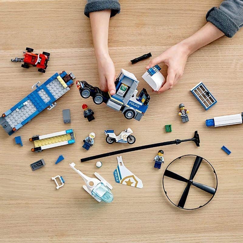 לגו סיטי מוביל המסוק המשטרתי 60244 - Lego