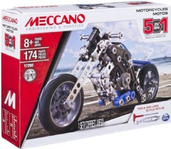מכאנו אופנוע 5 דגמים - Meccano
