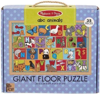 פאזל רצפה חיות ABC (איי.בי.סי) - Melissa and Doug