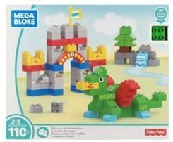מגה בלוקס דרקון וטירה - Fisher-Price Mega Bloks